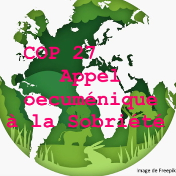 COP 27 Appel cumnique  la sobrit