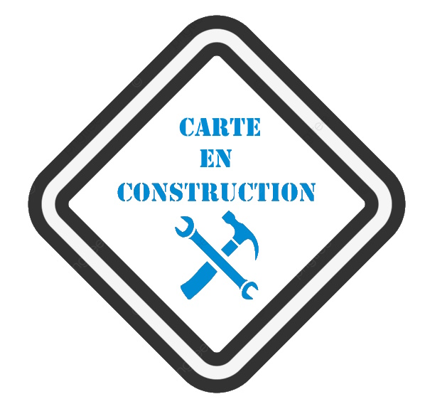 carte en construction icone